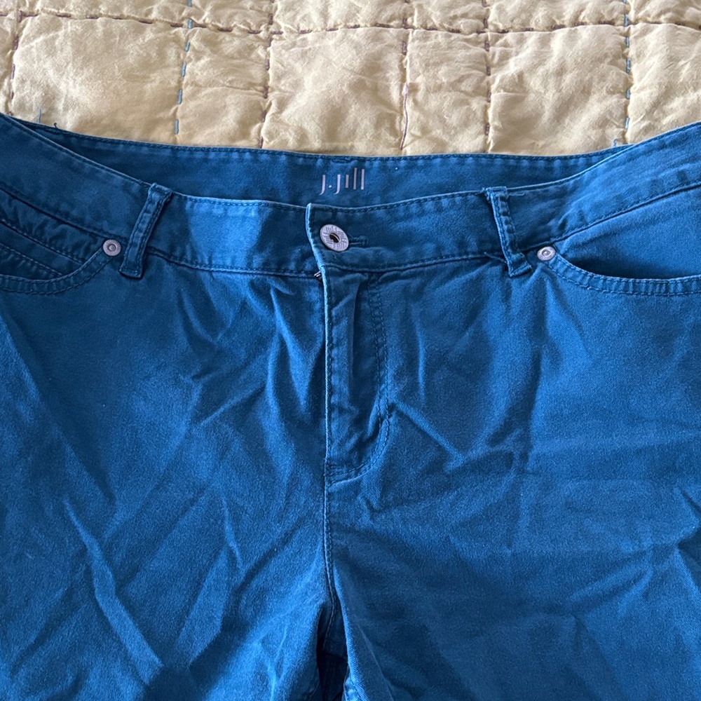 J. Jill Vibrant Blue Casual Pants